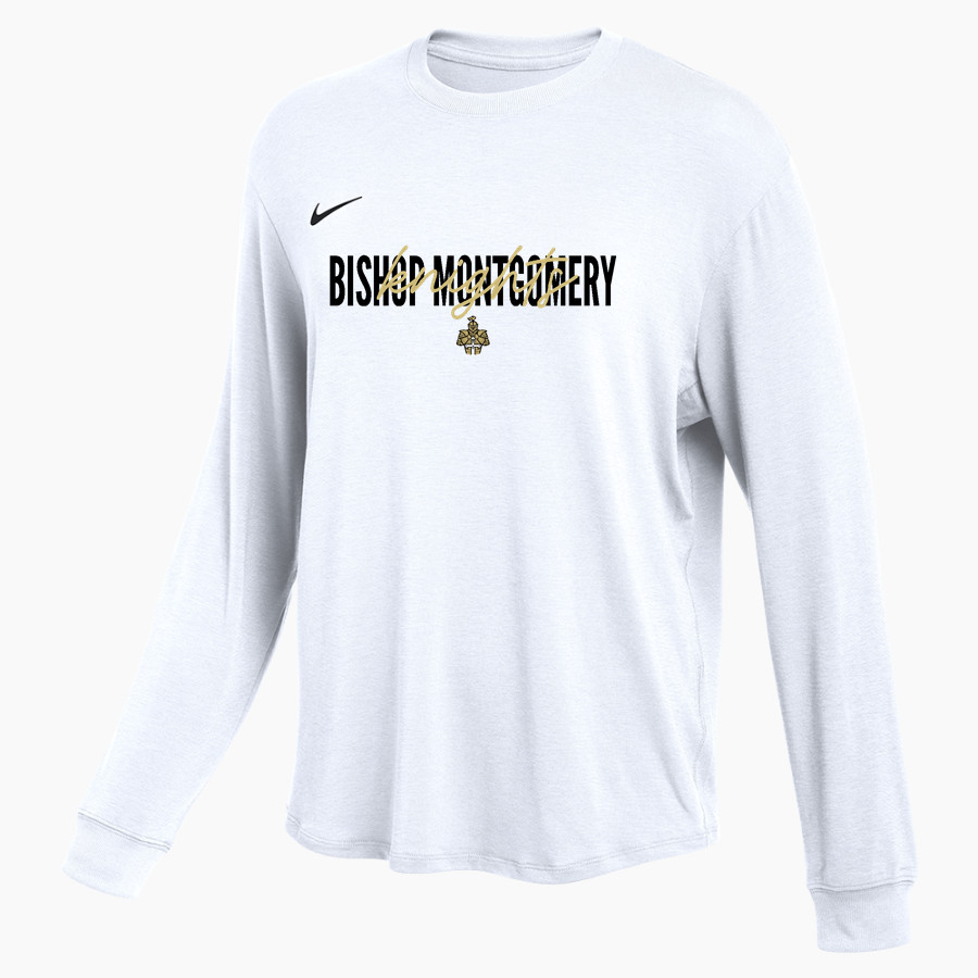 Bishop Montgomery Knights <span class="pdp-name-mascot">Bishop Montgomery Knights</span> Nike Women's One Relaxed Long Sleeve Top