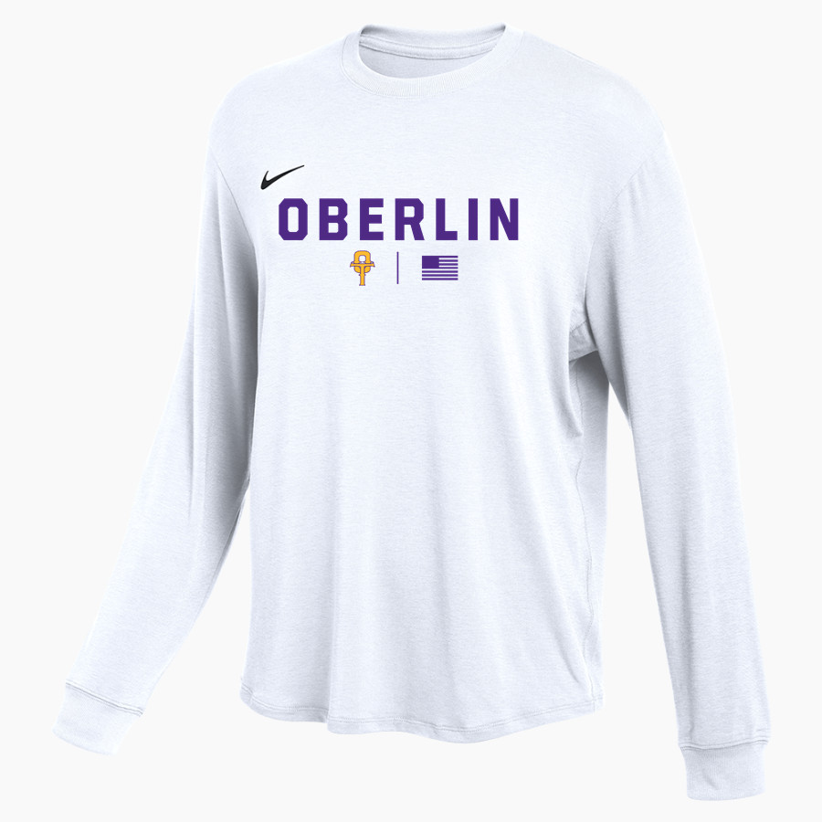 OBERLIN HIGH SCHOOL FIGHTING TIGERS <span class="pdp-name-mascot">OBERLIN FIGHTING TIGERS</span> Nike Women's One Relaxed Long Sleeve Top