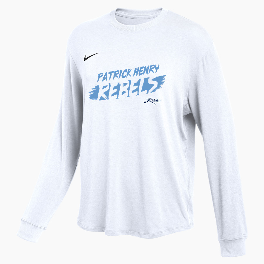 PATRICK HENRY HIGH SCHOOL REBELS <span class="pdp-name-mascot">PATRICK HENRY REBELS</span> Nike Women's One Relaxed Long Sleeve Top