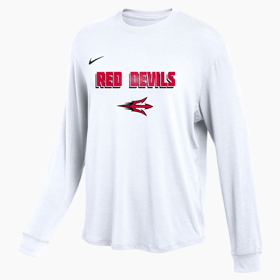 ELKMONT HIGH SCHOOL RED DEVILS <span class="pdp-name-mascot">ELKMONT RED DEVILS</span> Nike Women's One Relaxed Long Sleeve Top