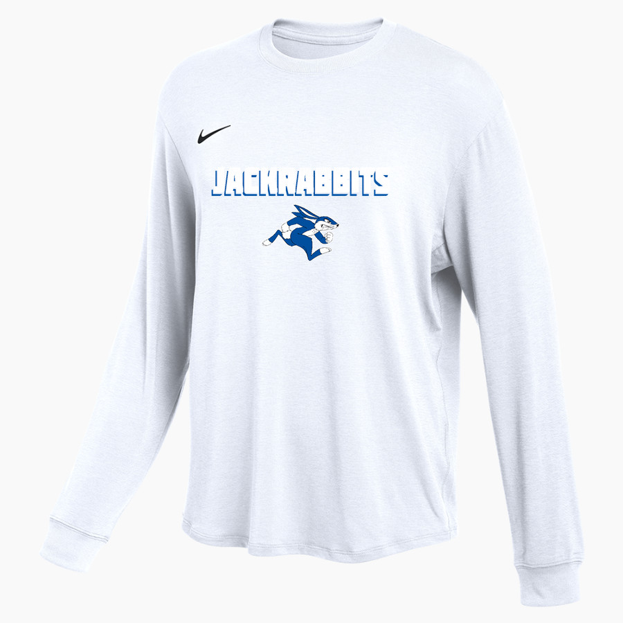 Kansas Jackrabbits Nike Women's One Relaxed Long Sleeve Top