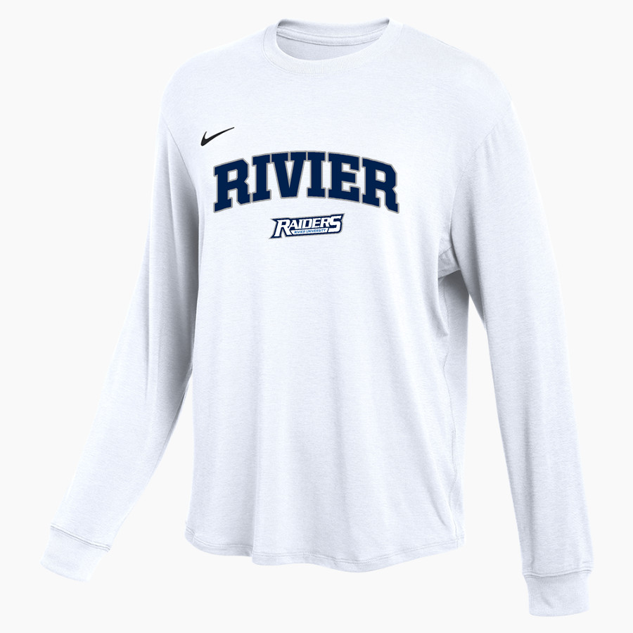 Rivier University Official Store of the Raiders Nike Women's One Relaxed Long Sleeve Top