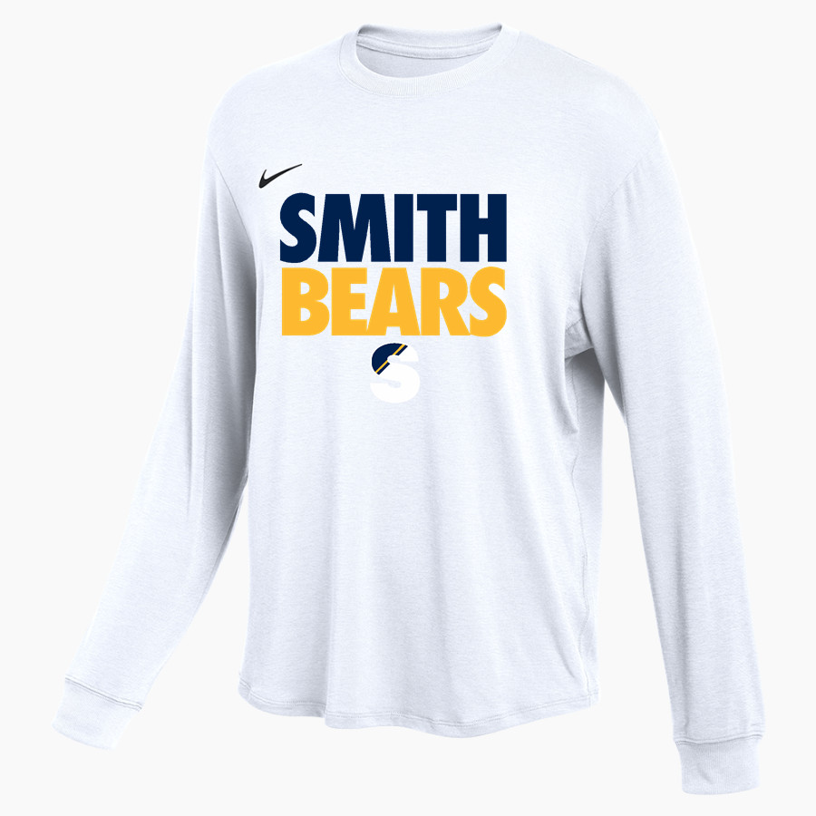 Smith Bears <span class="pdp-name-mascot">SMITH COLLEGE BEARS</span> Nike Women's One Relaxed Long Sleeve Top