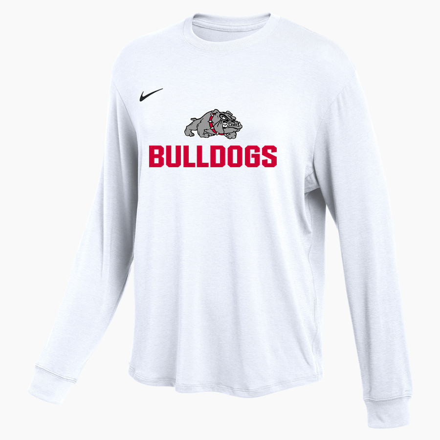 Boscobel Bulldogs Nike Women's One Relaxed Long Sleeve Top
