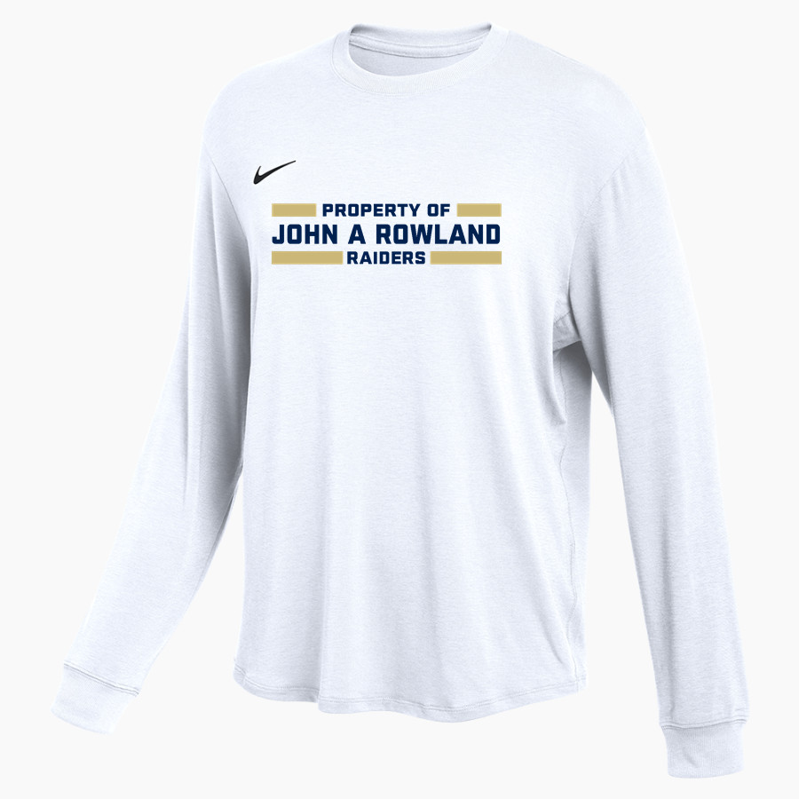 JOHN A ROWLAND HIGH SCHOOL RAIDERS <span class="pdp-name-mascot">JOHN A ROWLAND RAIDERS</span> Nike Women's One Relaxed Long Sleeve Top