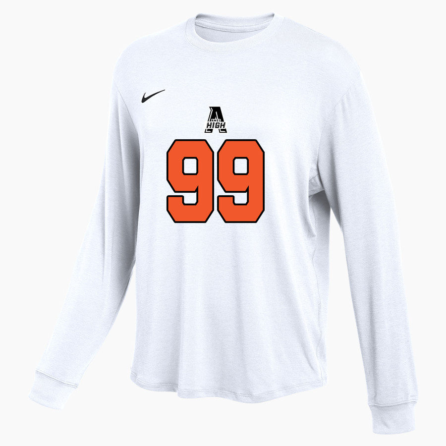 AMES HIGH SCHOOL LITTLE CYCLONES <span class="pdp-name-mascot">AMES LITTLE CYCLONES</span> Nike Women's One Relaxed Long Sleeve Top