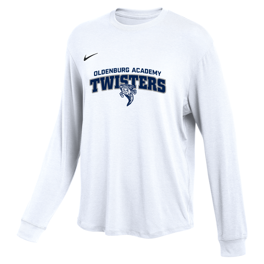 OLDENBURG ACADEMY TWISTERS <span class="pdp-name-mascot">OLDENBURG ACADEMY TWISTERS</span> Nike Women's One Relaxed Long Sleeve Top