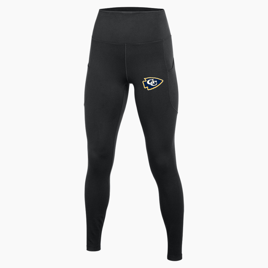 Grant County Braves The Official Online Store <span class="pdp-name-mascot">Grant County Braves</span> Nike Women's Dri-FIT One Full Length Pocketed Tight