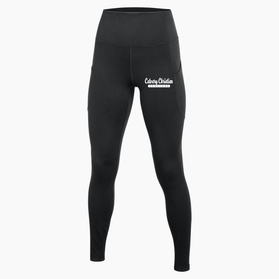 Calvary Christian Spartans <span class="pdp-name-mascot">Calvary Christian Spartans</span> Nike Women's Dri-FIT One Full Length Pocketed Tight