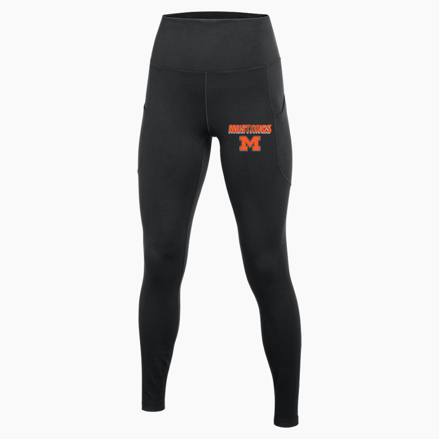 MUNISING HIGH SCHOOL MUSTANGS <span class="pdp-name-mascot">MUNISING MUSTANGS</span> Nike Women's Dri-FIT One Full Length Pocketed Tight