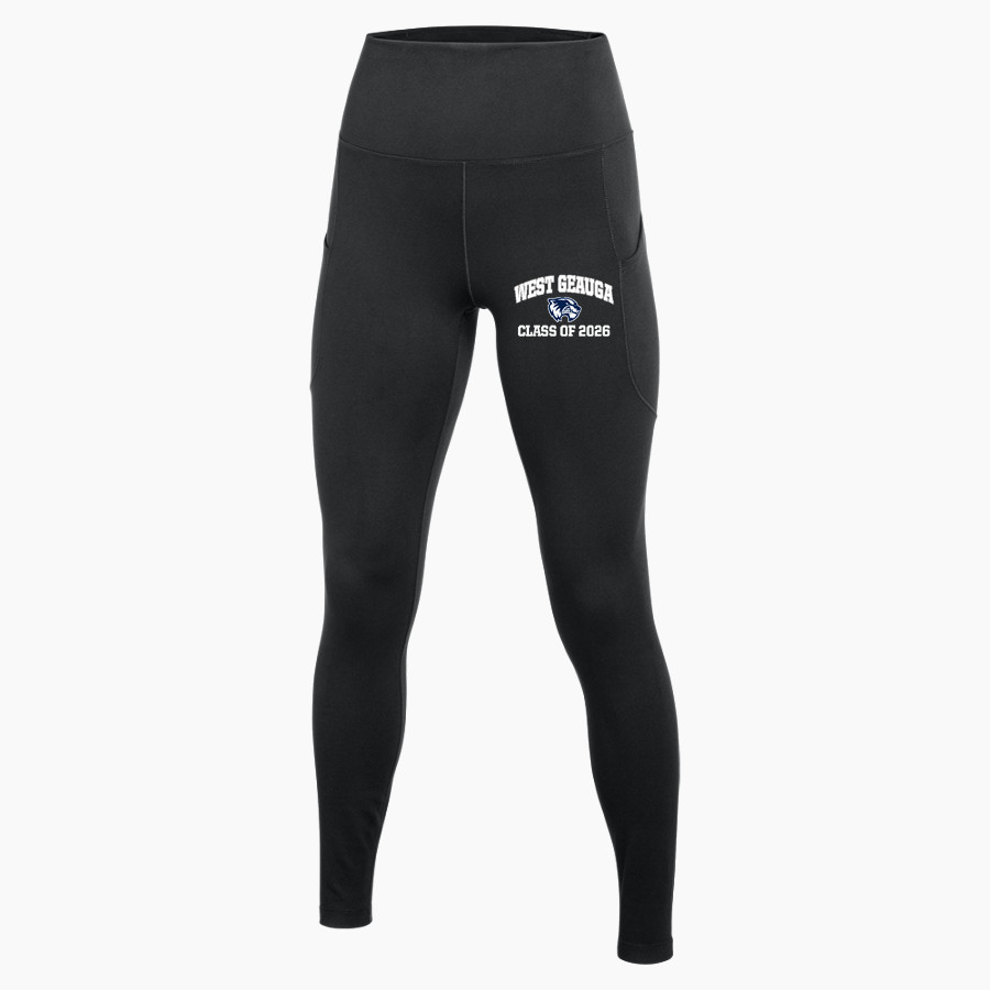 WEST GEAUGA HIGH SCHOOL WOLVERINES ONLINE STORE <span class="pdp-name-mascot">WEST GEAUGA WOLVERINES</span> Nike Women's Dri-FIT One Full Length Pocketed Tight