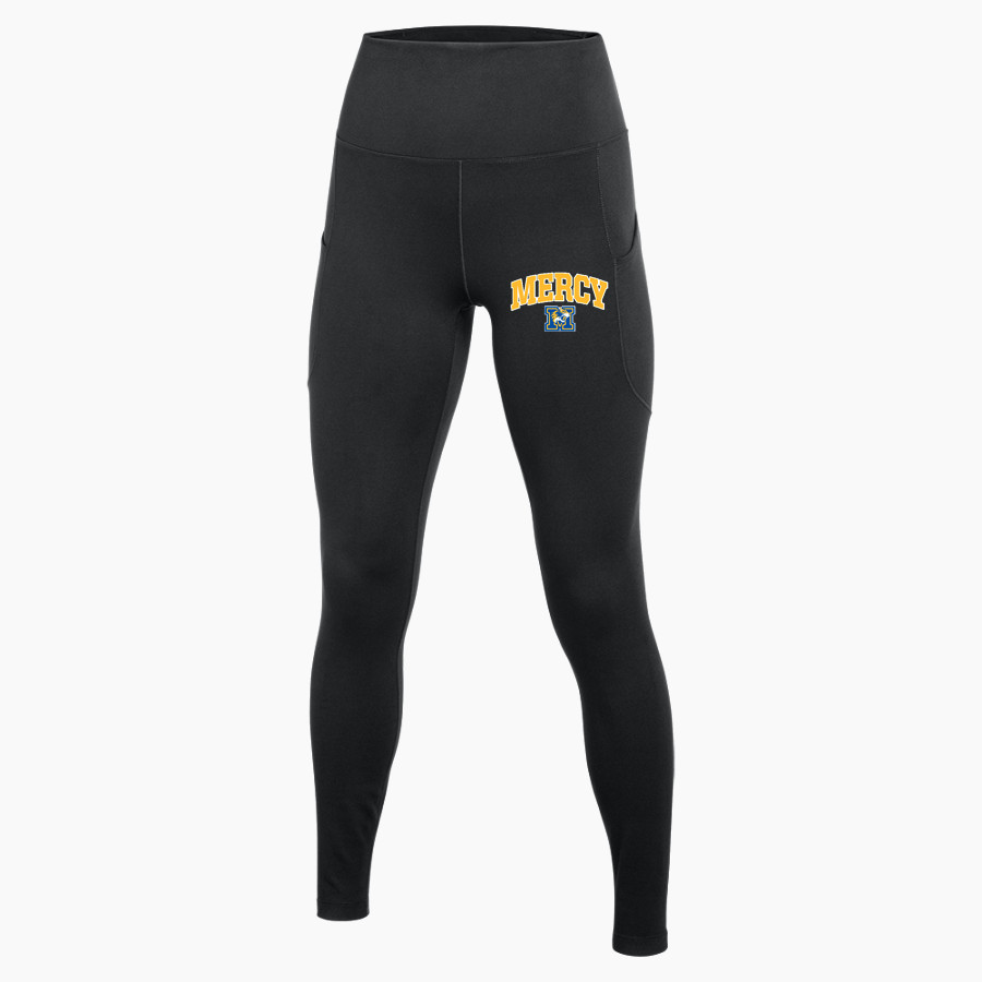 Mercy High School Tigers Online Store <span class="pdp-name-mascot">Mercy Tigers</span> Nike Women's Dri-FIT One Full Length Pocketed Tight