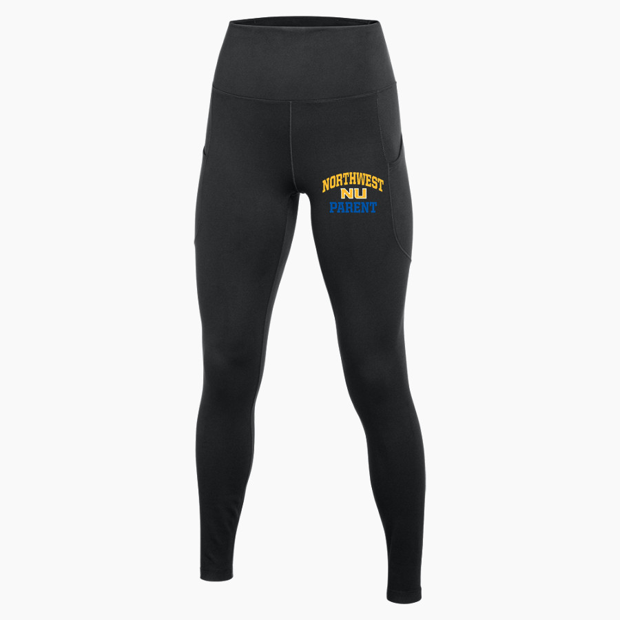 Northwest University Eagles Online Store <span class="pdp-name-mascot">Northwest Eagles</span> Nike Women's Dri-FIT One Full Length Pocketed Tight