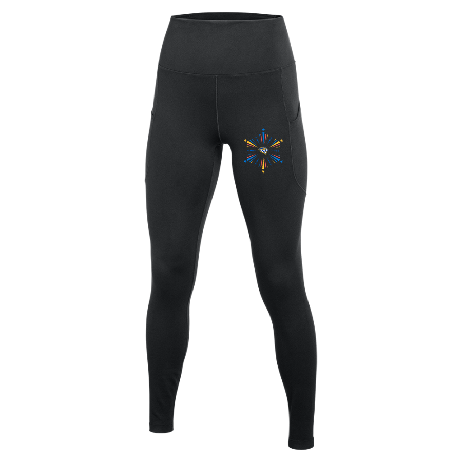 Central Christian Tigers <span class="pdp-name-mascot">Central Christian College Tigers</span> Nike Women's Dri-FIT One Full Length Pocketed Tight