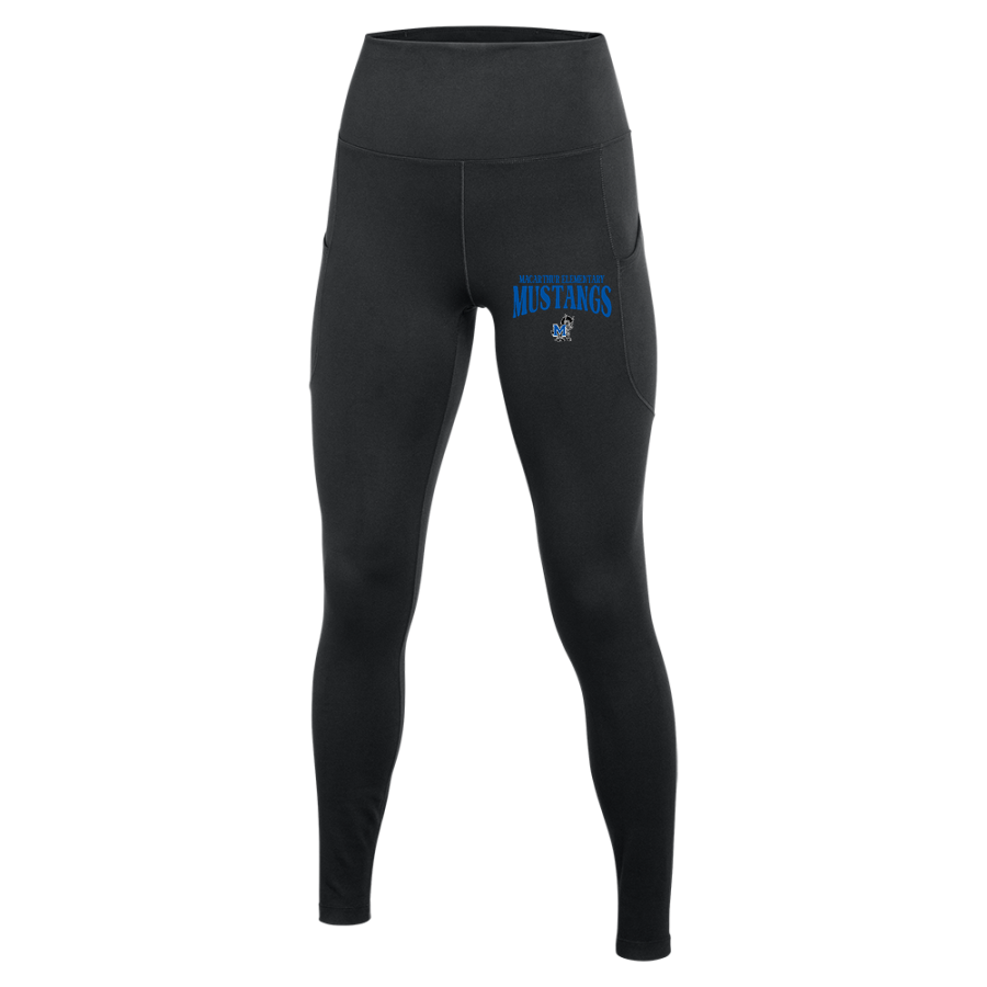 MacArthur Elementary Mustangs <span class="pdp-name-mascot">McArthur Elementary</span> Nike Women's Dri-FIT One Full Length Pocketed Tight
