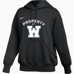 Pleasant View Christian Warriors <span class="pdp-name-mascot">Pleasant View Warriors</span> Nike Women's Phoenix Fleece Pullover Hoodie Front Thumbnail