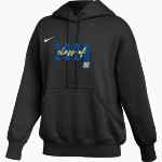 NOBLE HIGH SCHOOL BEARS <span class="pdp-name-mascot">NOBLE BEARS</span> Nike Womens Phoenix Fleece Pullover Hoodie Front Thumbnail