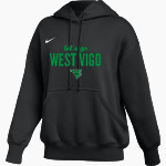 WEST VIGO HIGH SCHOOL VIKINGS <span class="pdp-name-mascot">WEST VIGO VIKINGS</span> Nike Women's Phoenix Fleece Pullover Hoodie Front Thumbnail