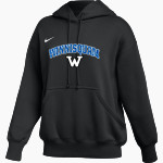 WINNISQUAM HIGH SCHOOL BEARS Nike Women's Phoenix Fleece Pullover Hoodie Front Thumbnail