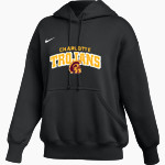 CHARLOTTE HIGH SCHOOL TROJANS Nike Women's Phoenix Fleece Pullover Hoodie Front Thumbnail
