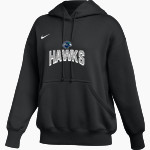 Yes Prep Northwest Hawks <span class="pdp-name-mascot">Yes Prep Northwest Hawks</span> Nike Womens Phoenix Fleece Pullover Hoodie Front Thumbnail