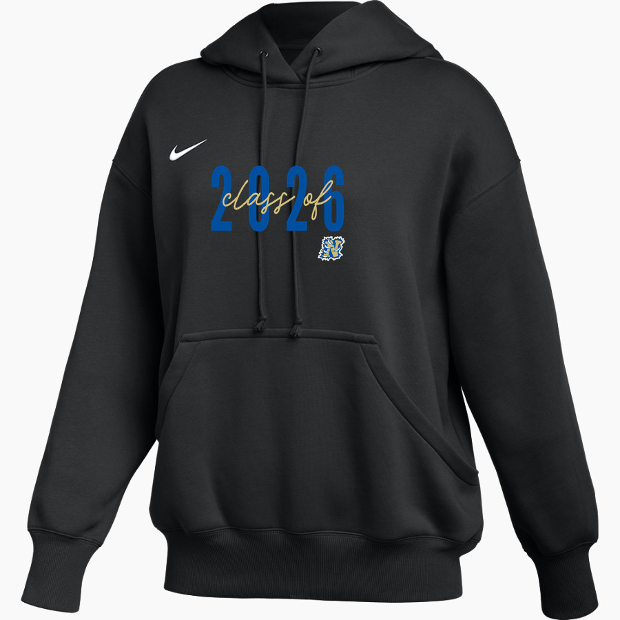 NOBLE HIGH SCHOOL BEARS <span class="pdp-name-mascot">NOBLE BEARS</span> Nike Womens Phoenix Fleece Pullover Hoodie