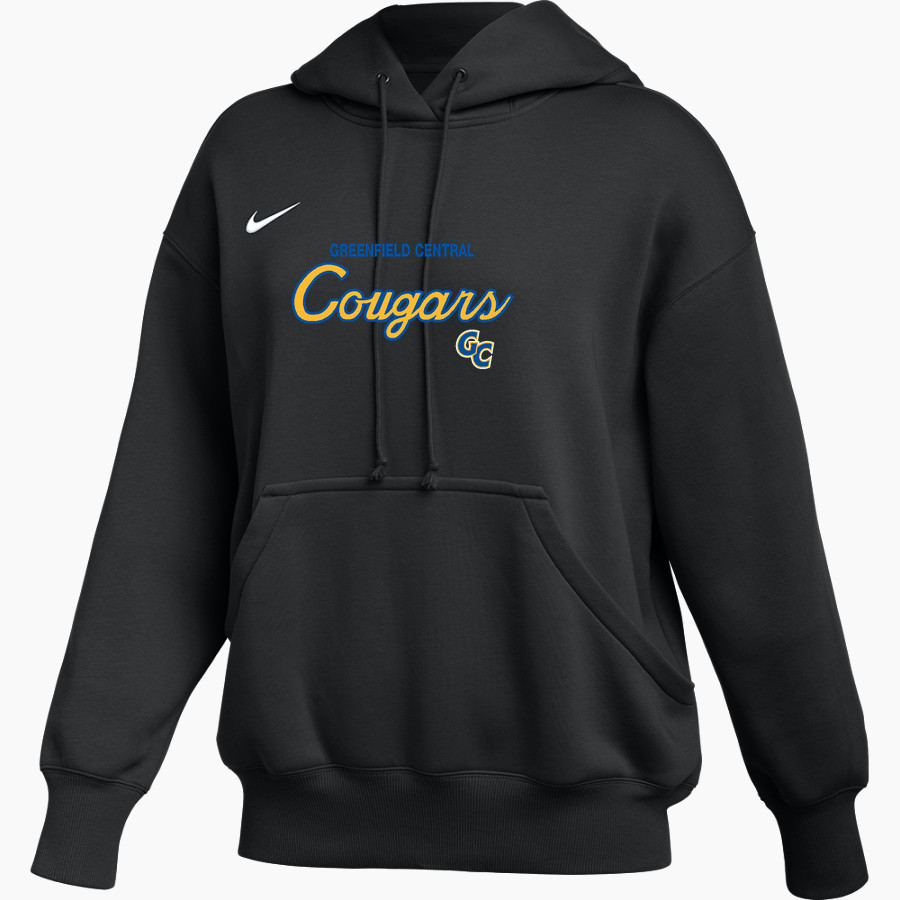 Greenfield Central Cougars Online Store <span class="pdp-name-mascot">Greenfield-Central Cougars</span> Nike Womens Phoenix Fleece Pullover Hoodie