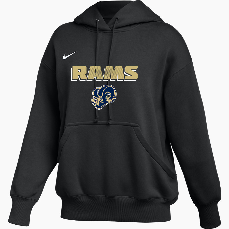 Red Lodge Rams <span class="pdp-name-mascot">Red Lodge High School Rams</span> Nike Women's Phoenix Fleece Pullover Hoodie