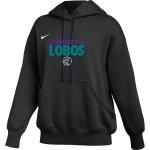 Lawrence 3-8 Lobos <span class="pdp-name-mascot">Lawrence 3-8 School Lobos</span> Nike Womens Phoenix Fleece Pullover Hoodie Front Thumbnail