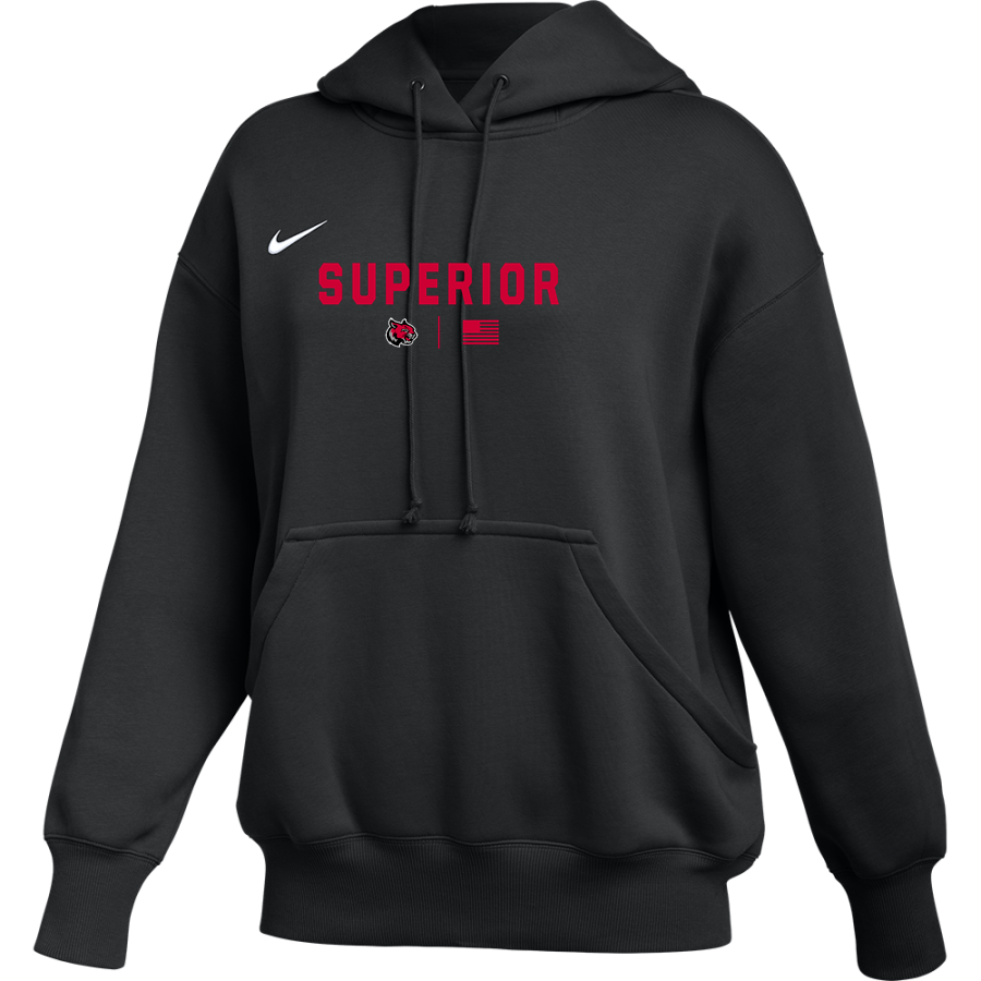 SUPERIOR HIGH SCHOOL WILDCATS <span class="pdp-name-mascot">SUPERIOR WILDCATS</span> Nike Womens Phoenix Fleece Pullover Hoodie