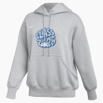 Dr C M Cash Pups <span class="pdp-name-mascot">Dr C M Cash Pups</span> Nike Womens Phoenix Fleece Pullover Hoodie Front Thumbnail