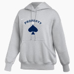 GRANVILLE HIGH SCHOOL BLUE ACES <span class="pdp-name-mascot">GRANVILLE BLUE ACES</span> Nike Womens Phoenix Fleece Pullover Hoodie Front Thumbnail