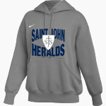 SAINT JOHN HERALDS <span class="pdp-name-mascot">SAINT JOHN HERALDS</span> Nike Women's Phoenix Fleece Pullover Hoodie Front Thumbnail