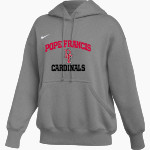 Pope Francis Cardinals Nike Women's Phoenix Fleece Pullover Hoodie Front Thumbnail