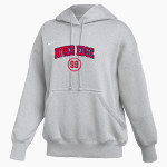 River Edge Little League <span class="pdp-name-mascot">River Edge Little League</span> Nike Womens Phoenix Fleece Pullover Hoodie Front Thumbnail