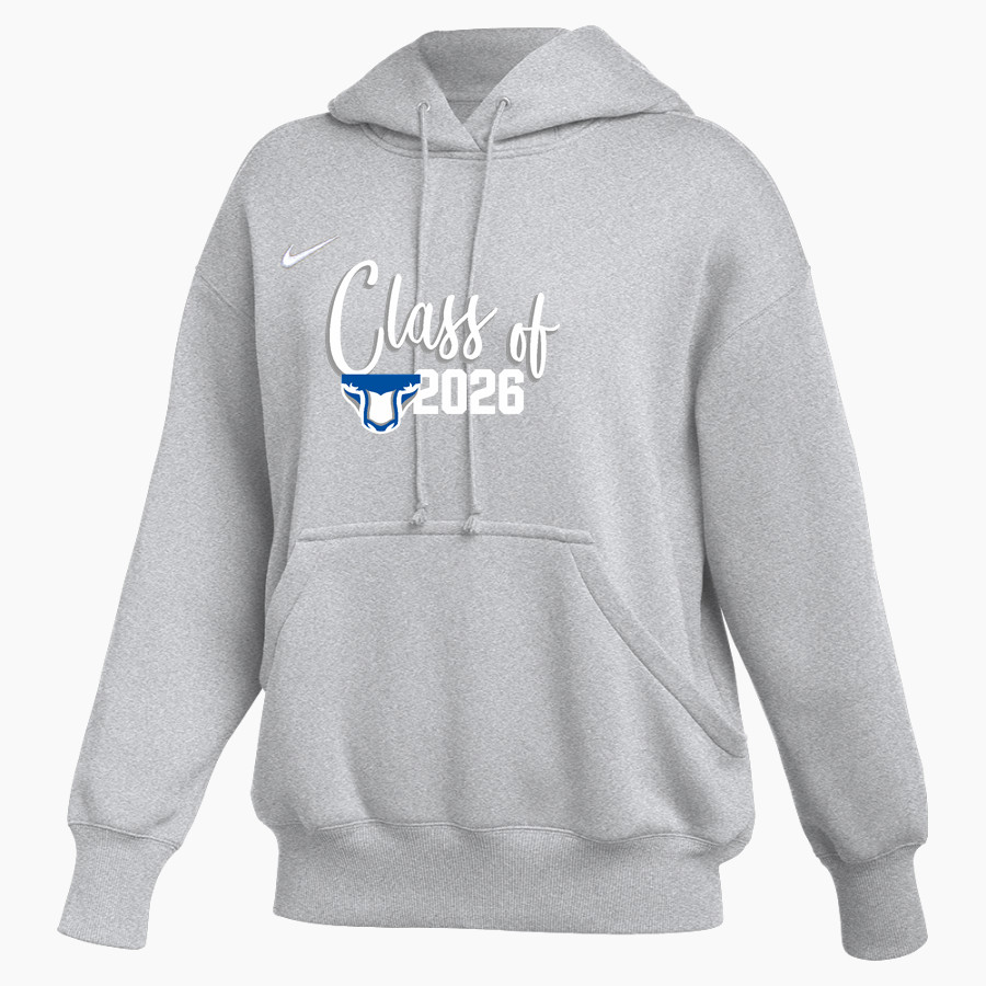Shaker Bison <span class="pdp-name-mascot">Shaker Bison</span> Nike Womens Phoenix Fleece Pullover Hoodie