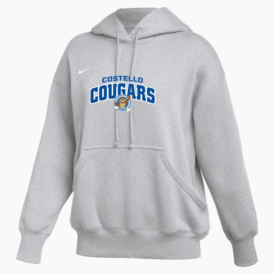 Costello Cougars <span class="pdp-name-mascot">Costello Elementary School Cougars</span> Nike Womens Phoenix Fleece Pullover Hoodie