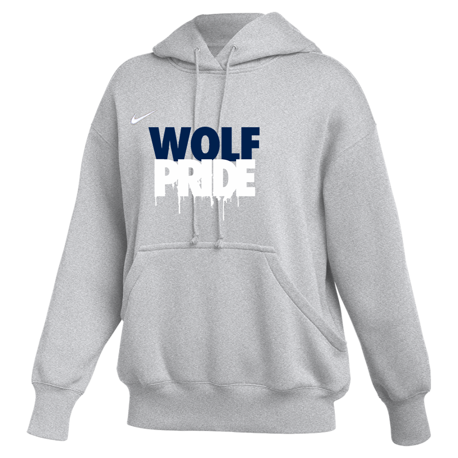 Barker Wolves <span class="pdp-name-mascot">Barker Wolves</span> Nike Womens Phoenix Fleece Pullover Hoodie