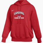 CARDINAL HIGH SCHOOL HUSKIES <span class="pdp-name-mascot">CARDINAL HUSKIES</span> Nike Womens Phoenix Fleece Pullover Hoodie Front Thumbnail