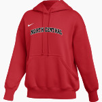 North Central Jets Nike Women's Phoenix Fleece Pullover Hoodie Front Thumbnail