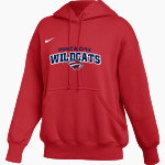Ponca City Wildcats Nike Women's Phoenix Fleece Pullover Hoodie Front Thumbnail