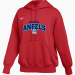 OLQA Angels Nike Women's Phoenix Fleece Pullover Hoodie Front Thumbnail