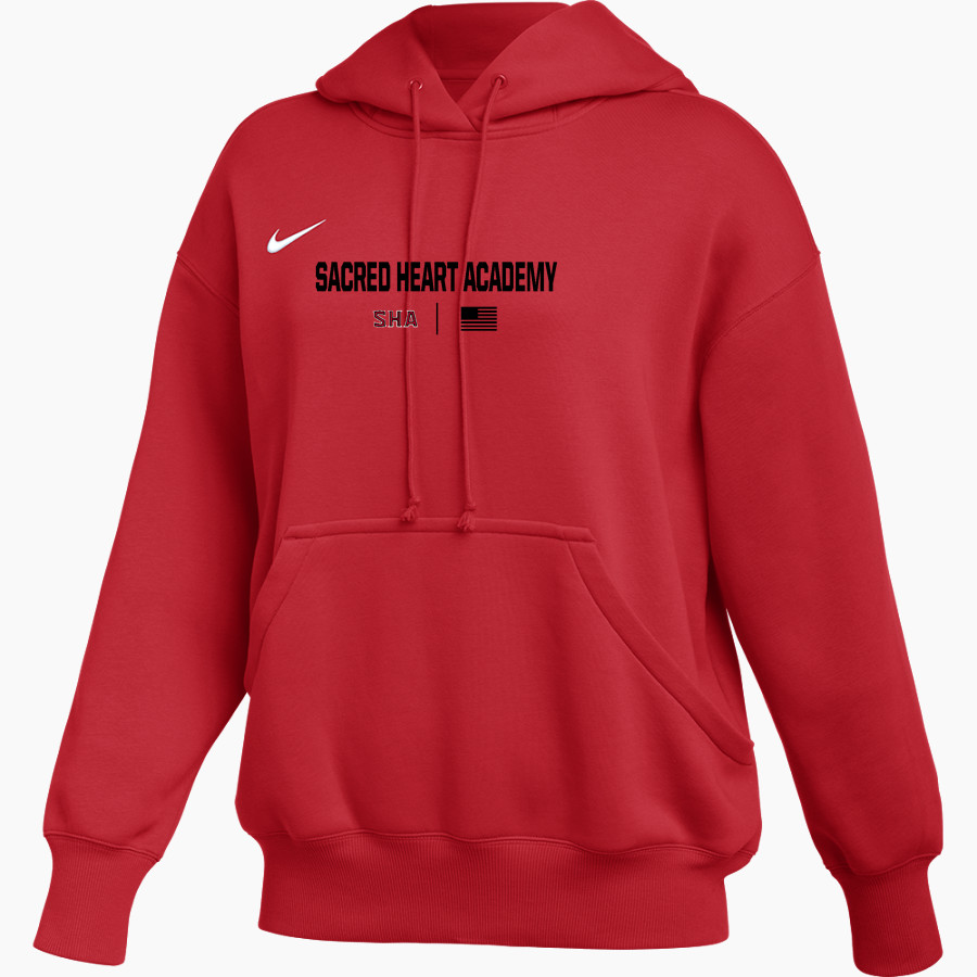Sacred Heart Academy Sharks <span class="pdp-name-mascot">Sacred Heart Academy Sharks</span> Nike Womens Phoenix Fleece Pullover Hoodie