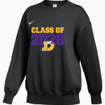 DEFOREST HIGH SCHOOL NORSKIES Nike Women's Phoenix Fleece Pullover Crew Front Thumbnail