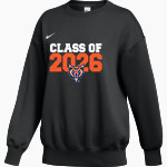 WALPOLE HIGH SCHOOL TIMBERWOLVES official sideline store <span class="pdp-name-mascot">WALPOLE TIMBERWOLVES</span> Nike Women's Phoenix Fleece Pullover Crew Front Thumbnail