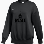 MMI PREPARATORY SCHOOL PREPPERS <span class="pdp-name-mascot">MMI PREPARATORY PREPPERS</span> Nike Women's Phoenix Fleece Pullover Crew Front Thumbnail