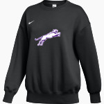 Panther Locker Spirit Wear Store Nike Women's Phoenix Fleece Pullover Crew Front Thumbnail