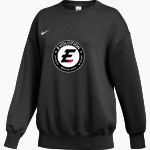 Evolution Lowell Evolution Lowell <span class="pdp-name-mascot">Evolution Lowell</span> Nike Women's Phoenix Fleece Oversized Pullover Crew Front Thumbnail