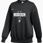 PERRY HIGH SCHOOL MAROONS <span class="pdp-name-mascot">PERRY MAROONS</span> Nike Women's Phoenix Fleece Pullover Crew Front Thumbnail