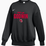 Godwin Eagles Nike Women's Phoenix Fleece Pullover Crew Front Thumbnail